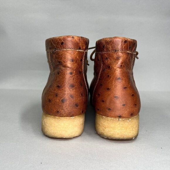 Roper Performance Men's Size 9 Brown Leather Gum Sole Chukka Boots - Picture 6 of 13